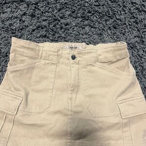 Harlow Beige Casual Skirt